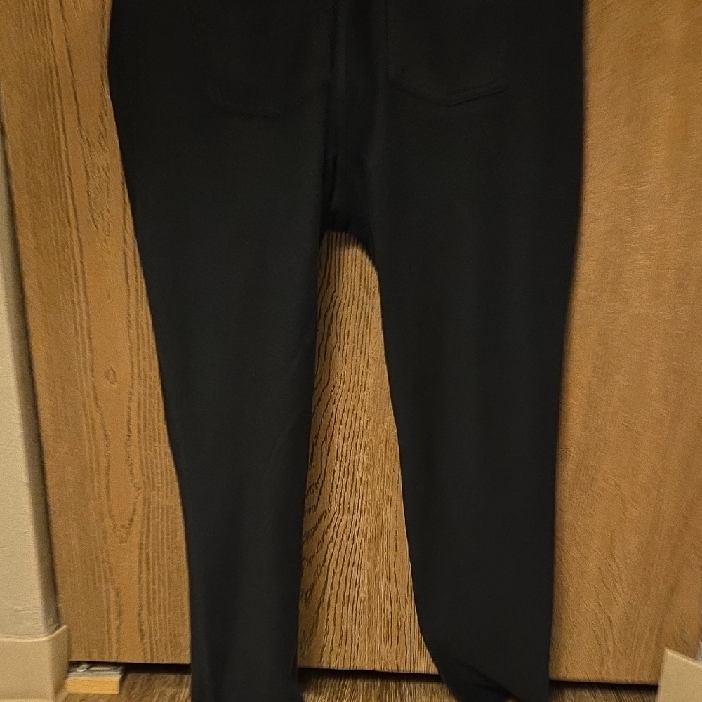 Michael Kors Black Dress Pants Leggings with Gold Accents - Picture 6 of 6